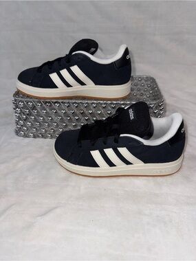 Adidas Grand Court 00s Toddler/Little Kid 12 Black White JH6178 BNIB